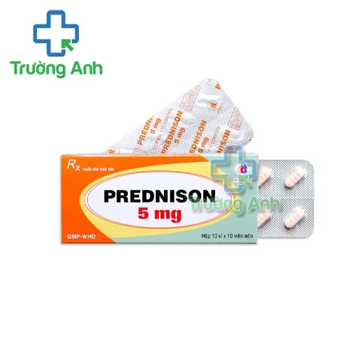 Prednison 5mg Domesco - Thuốc điều trị lupus ban đỏ